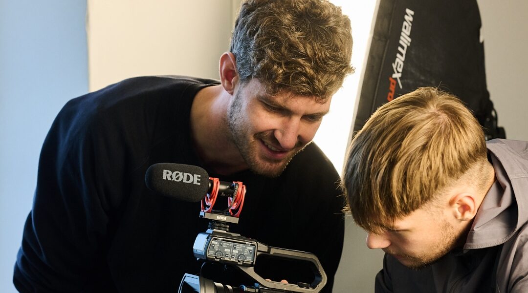 So fand Jannik Genz seinen Weg hinter die Kamera am BBZ Rendsburg-Eckernförde